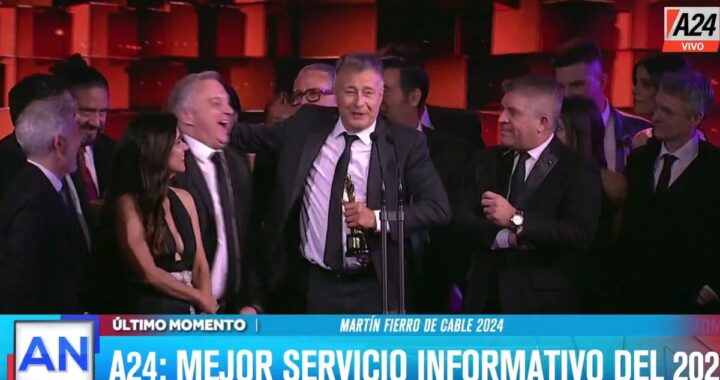 Martín Fierro de Cable 2024: A24 y América TV fueron los grandes ganadores