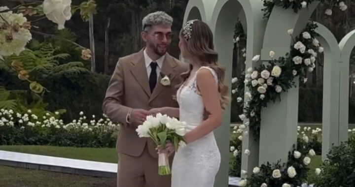 Julio Enciso y Melissa Cardona sellaron su amor en Medellín