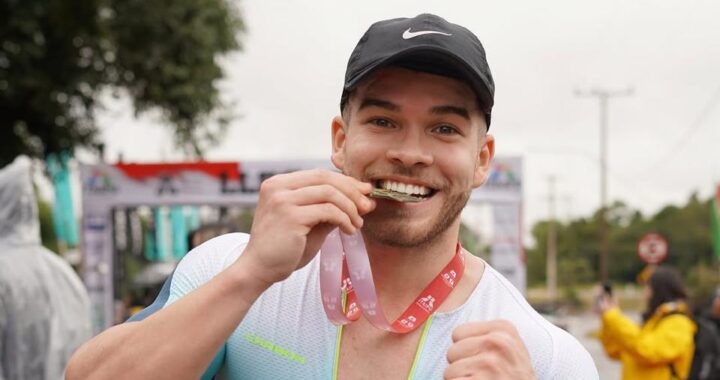 Ángel Amaro deslumbra en su debut como atleta en duatlón