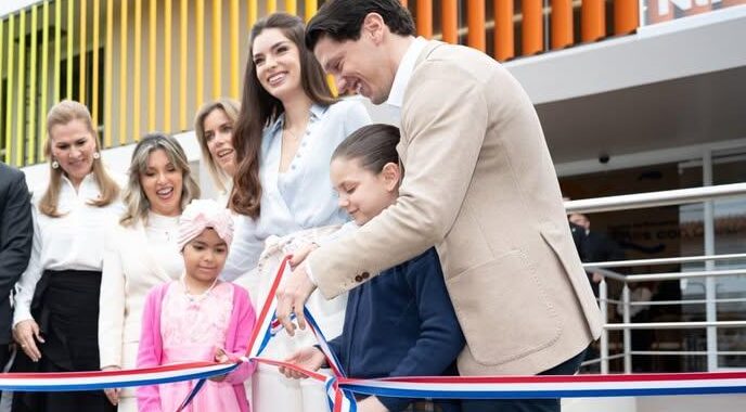 Nadia Ferreira inaugura un centro para niños con cáncer en San Lorenzo