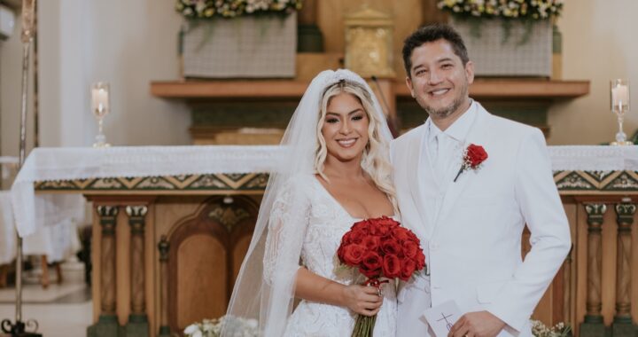 Junior Rodríguez y Fátima Román celebraron su primer año de casados