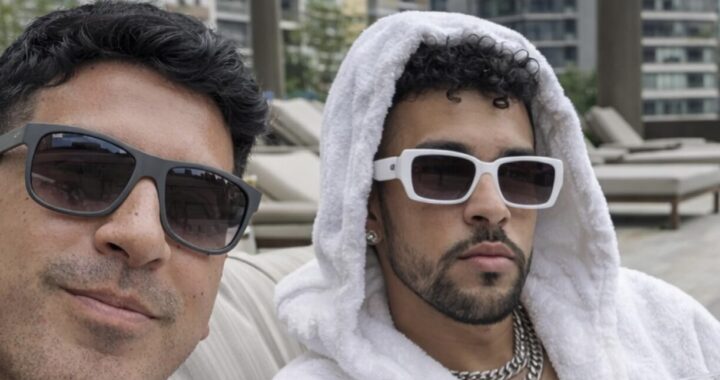 De la pileta al recuerdo eterno, el día que Chiche coincidió con Bad Bunny en Brasil