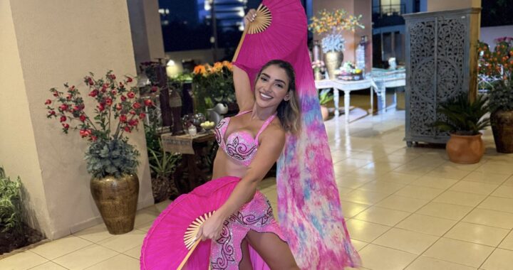 Ayelén Molinas deslumbra con su danza árabe y se convierte en la sensación de los eventos exclusivos