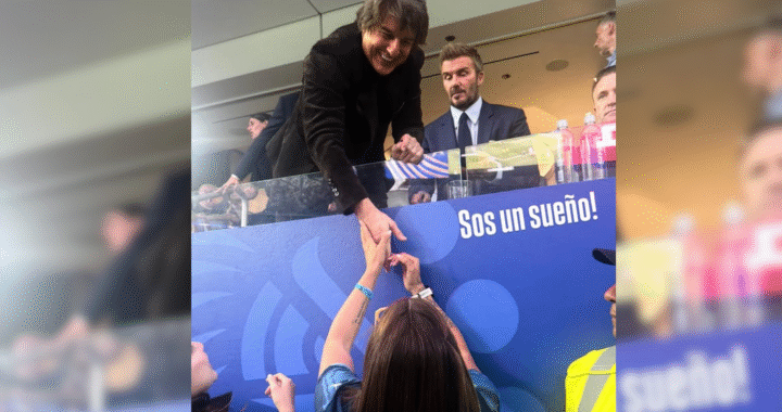 Jessica Santacruz cumplió un sueño y tuvo un inesperado encuentro con Tom Cruise