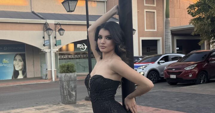 Vania Miserlian llega a la Expo con belleza, encanto y mucho sex appeal