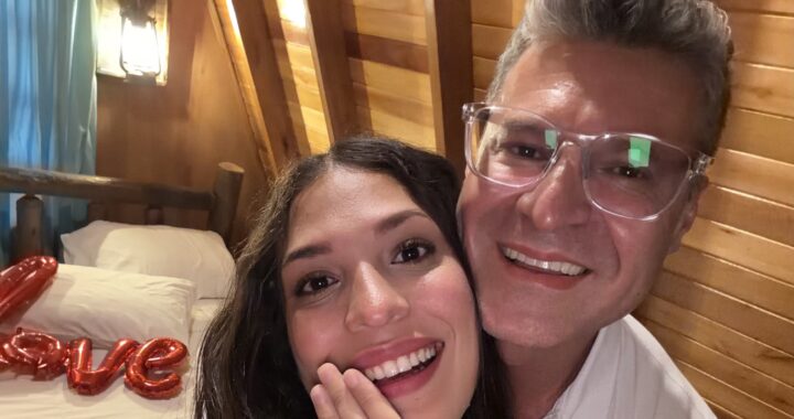 Diego Agüero sorprendió a su novia Yenifer González con un emotivo pedido de matrimonio en San Bernardino